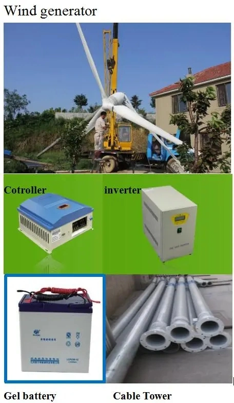 100kw Horizontal Wind Turbine Generator for Power Station (SHJ-WH100K)