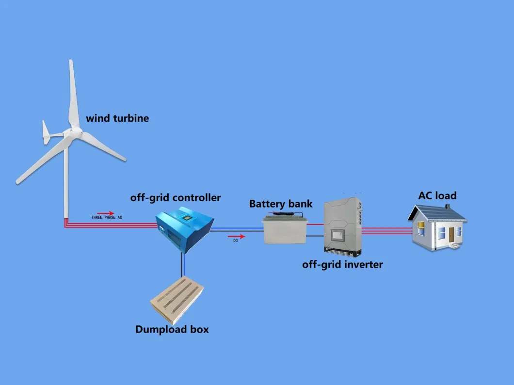 3kw Best Choise Best Choise Hotsale Aerogenerator Wind Dynamo Manufacturer