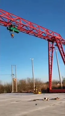 中国クレーン工場からの Dlk シングル ガーダー トラス タイプ ガントリー クレーン